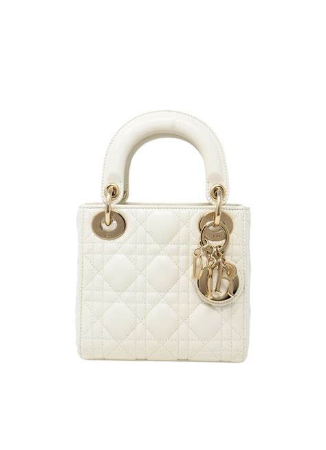 dior mini lady bag white|lady dior mini bag price.